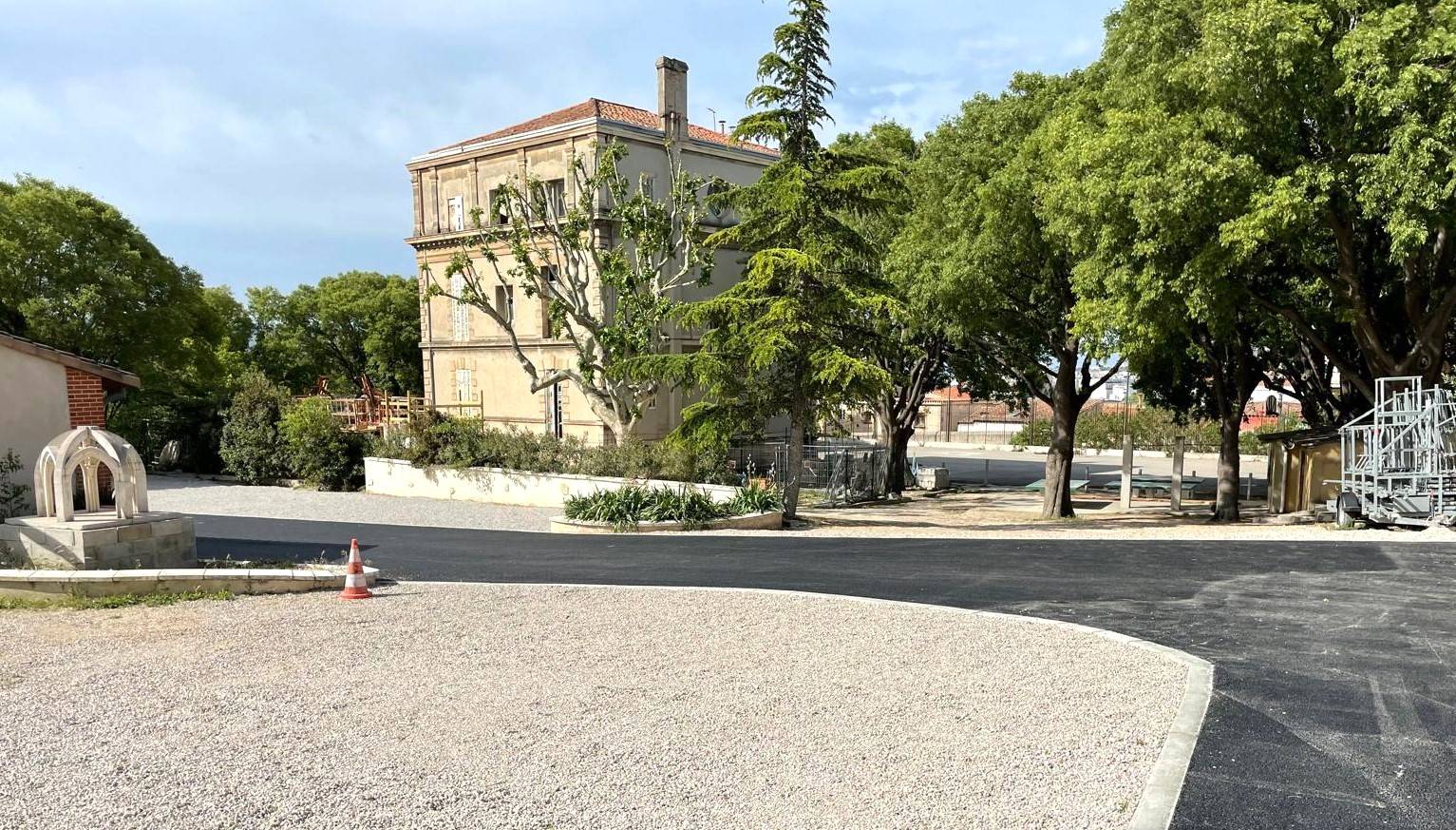 Chantier enrobé sur Marseille 