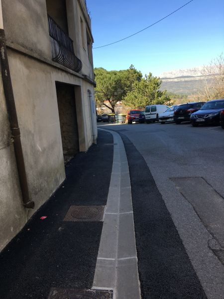 systeme de drainage des eaux pluviales une fois installé