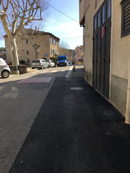 reprise des enrobés après installation du système de drainage des eaux pluviales
