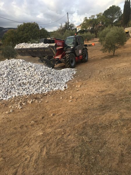 ballast blanc 6/120 pour remplir les cages électro-soudées