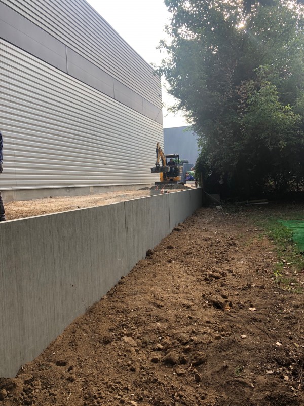 Création d'un mur de soutènement en L bouches du Rhône