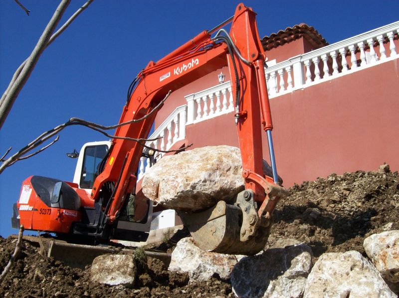 terrassement à la mini pelle