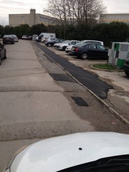 reprise des enrobés sur la route