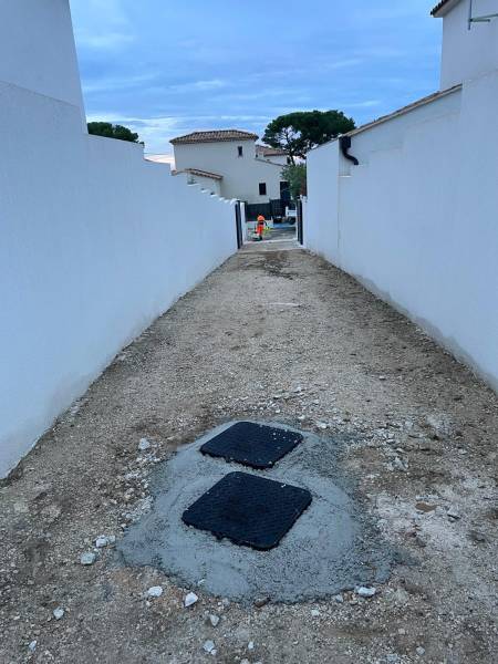 Travaux préparatoire avant pose d'enrobé à chaud