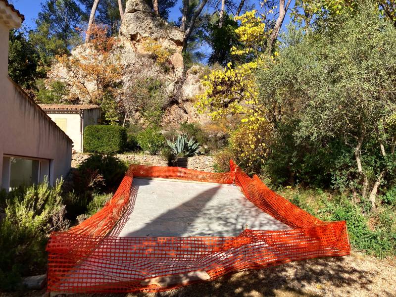 Application du désactivant sur béton 