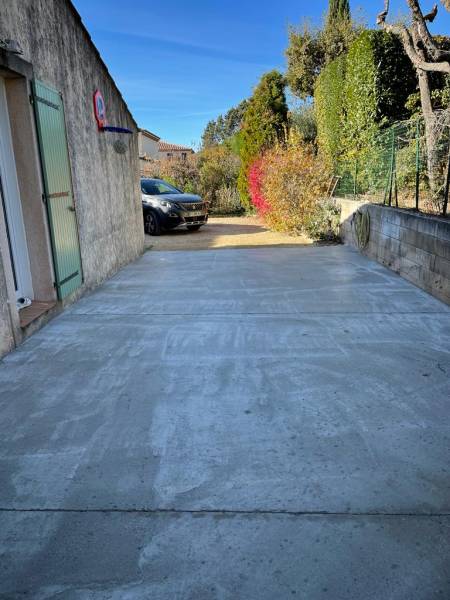 création d'une dalle béton dans les bouches du rhone