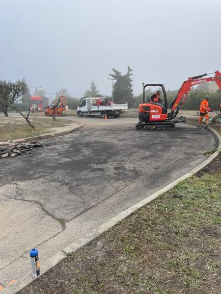 Réfection d'un enrobé : 3 étapes majeures