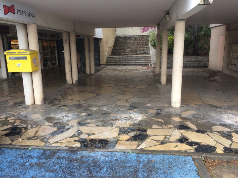 Allées piétonnes avant réfection