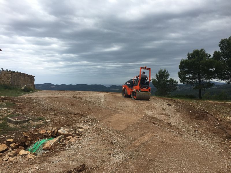 compactage apres remblaiement de la tranchée