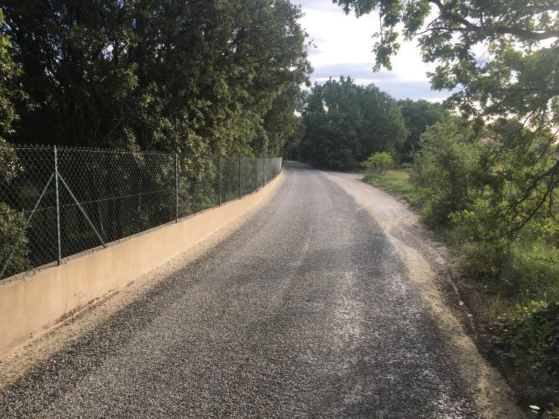 1ère couche d'émulsion gravillonée