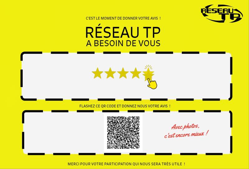 Donnez votre avis sur Réseau TP !
