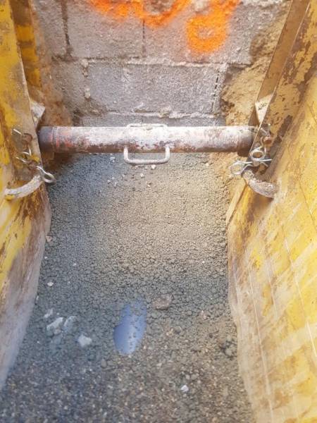 sablage en grain de rie sur tuyauterie