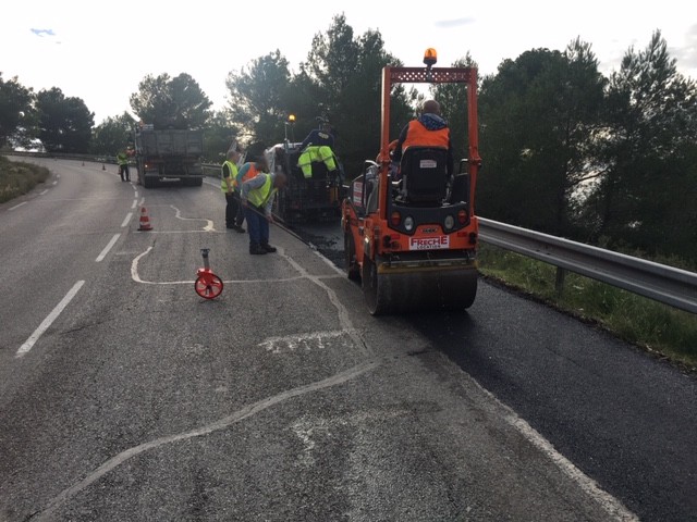 réparation de route en bitume à chaud dans le 13