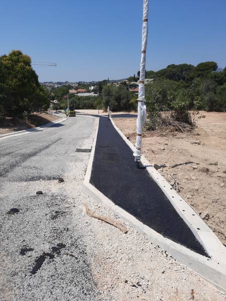 Viabilisation de plusieurs terrains dans un futur lotissement sur la commune d’Allauch