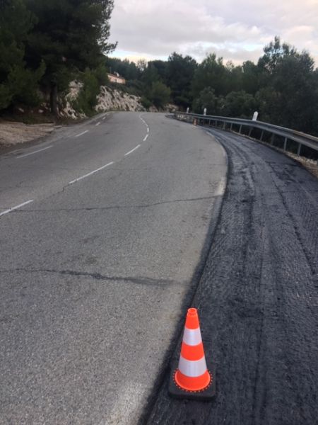 réfection de voirie en enrobé